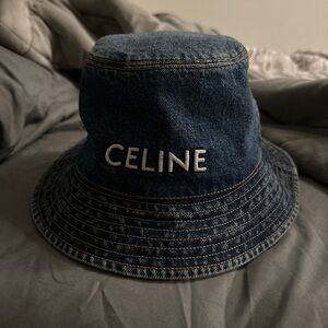 Celine denim bucket hat